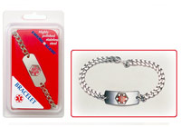 Medical Alert Stainless Wristbands