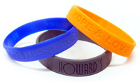 Silicone Wristbands - Debossed