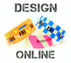 Design Your Own 25mm Patterned Wristbands