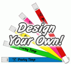 Design Your Own Tyvek 19mm Wristbands