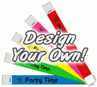 Design Your Own Tyvek 25mm Wristbands