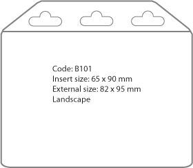 Plastic Card Holder - B101