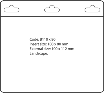 Plastic Card Holder - B110-80