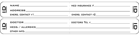 Boot ID Inserts