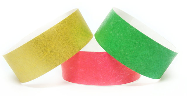 Design Tyvek Wristbands - 25mm Plain Unprinted